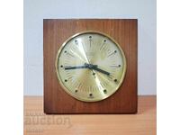 Ceas de perete vintage Weimar – cuarț – RDG – 21×21×3,5 cm