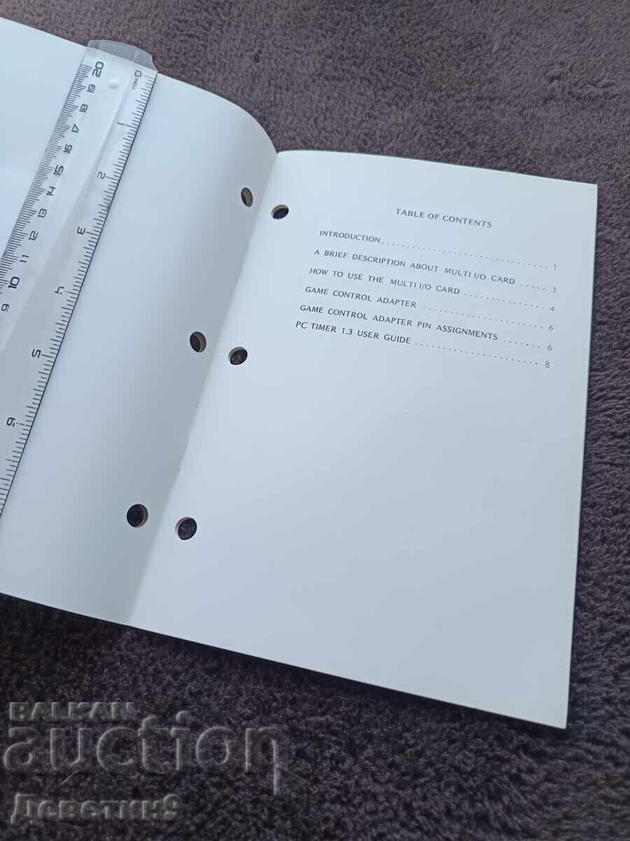 Licitație Card Multi I/O - Manual de utilizare