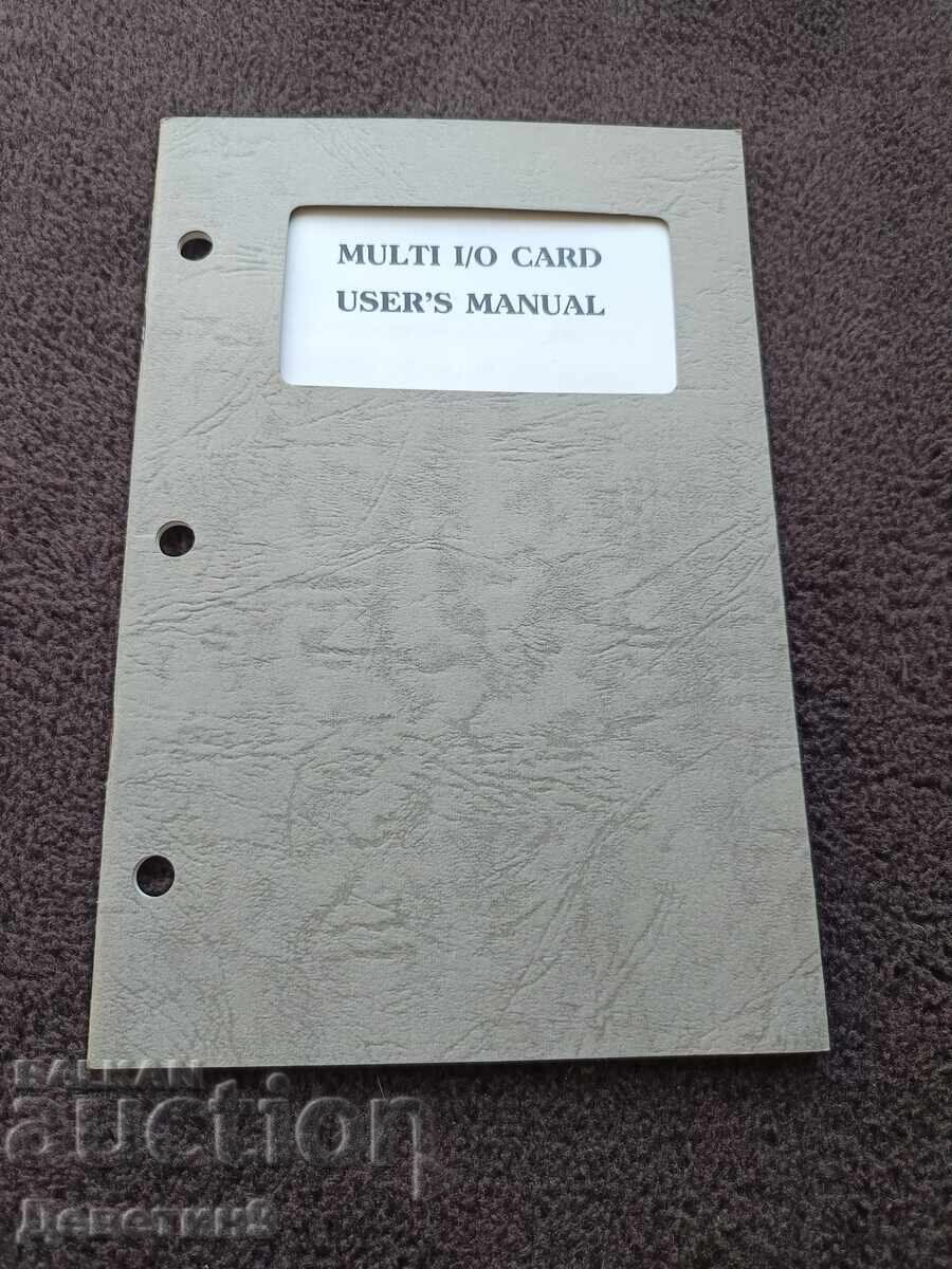 Card Multi I/O - Manual de utilizare