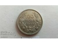 100 BGN 1930 SILVER BORIS 3