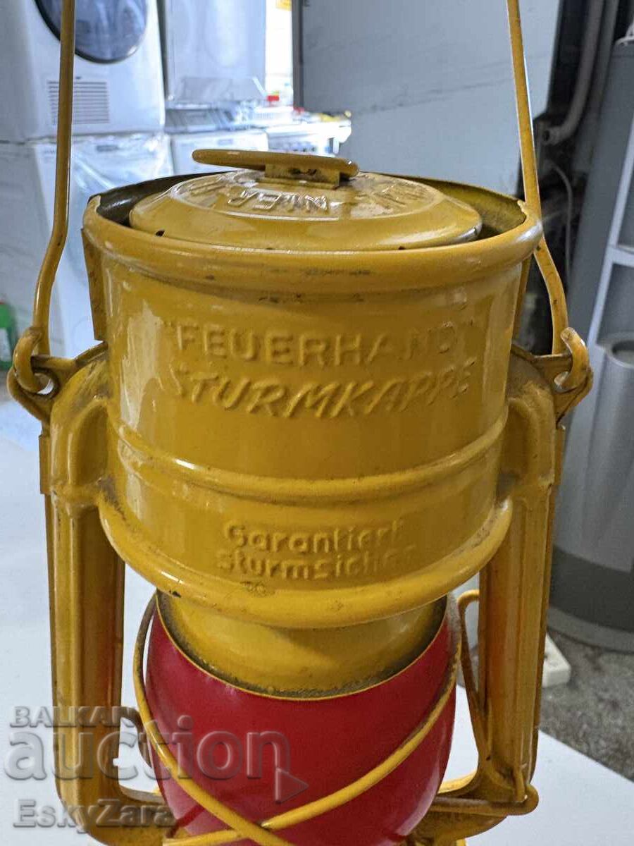 Licitație Lampă cu petrol germană Feuerhand Baby Special 276 Sturmkappe