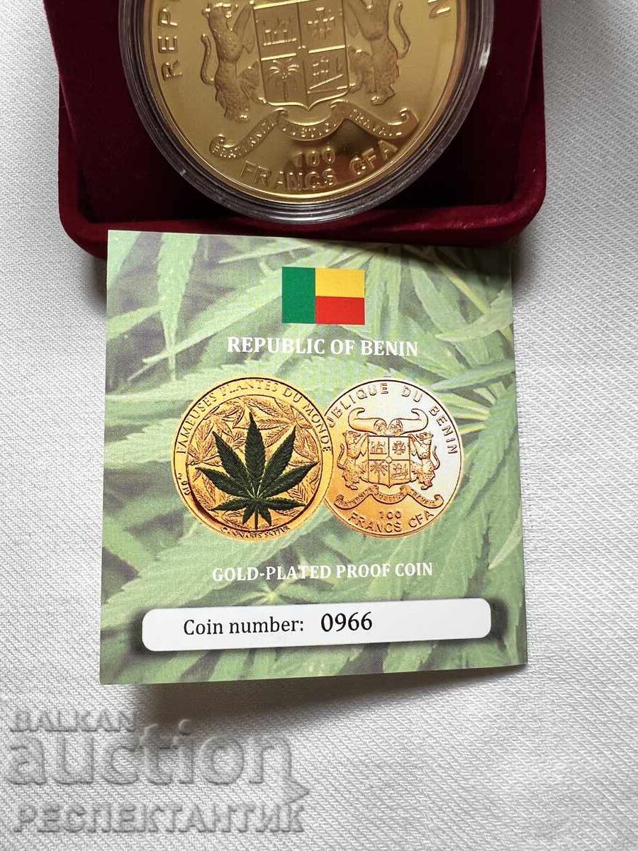 Auction RARE COIN 100 FRANCS 2010 CANNABIS SATIVA Auction RARE COIN 100 FRANCS 2010 CANNABIS SATIVA