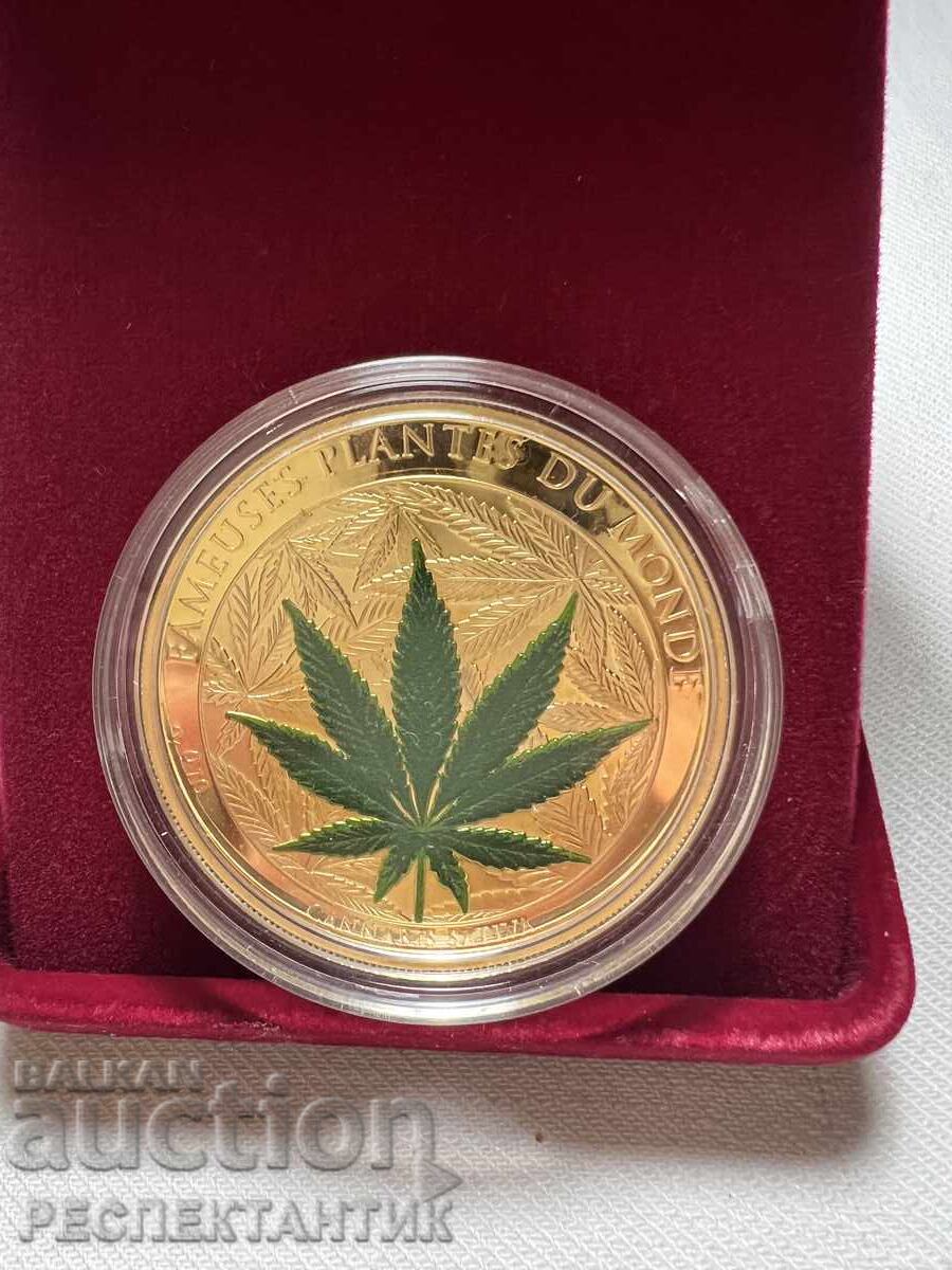 RARE COIN 100 FRANCS 2010 CANNABIS SATIVA RARE COIN 100 FRANCS 2010 CANNABIS SATIVA