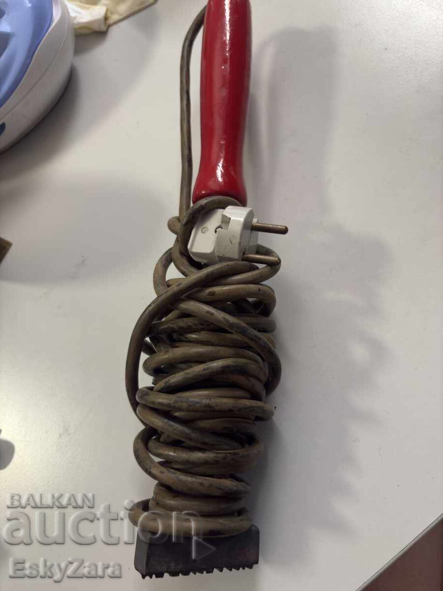 Licitație Retro ștampilă electrică din metal / marcator cu încălzitor