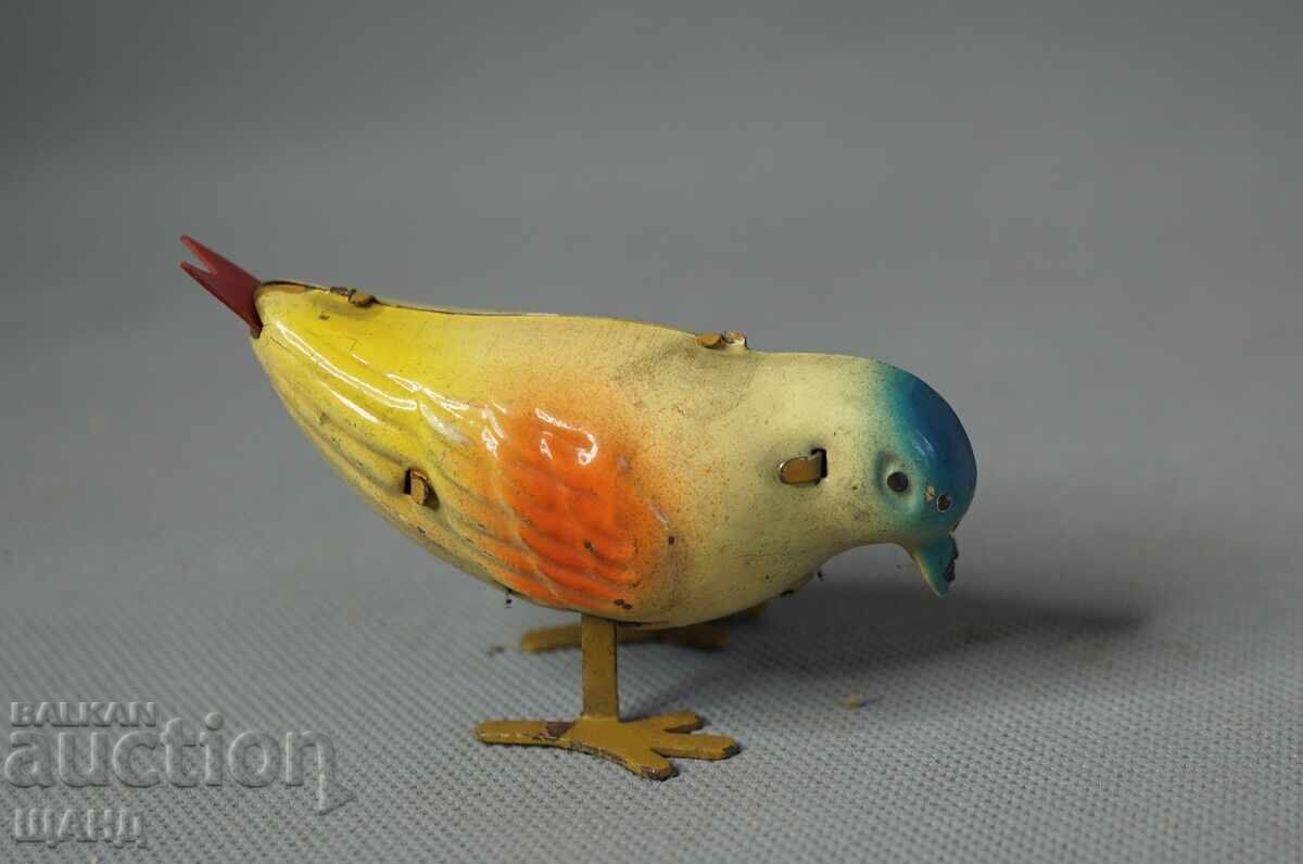 Vintage metal mechanical toy chicken bird figure with price € 5.35 | 10.46 BGN