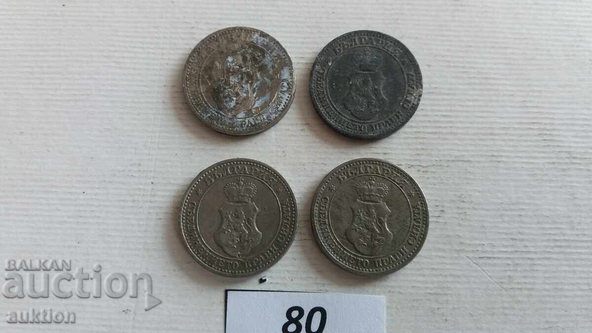 συλλογή 5 σεντ 1906, 1912, 1913 και 1917 - 5