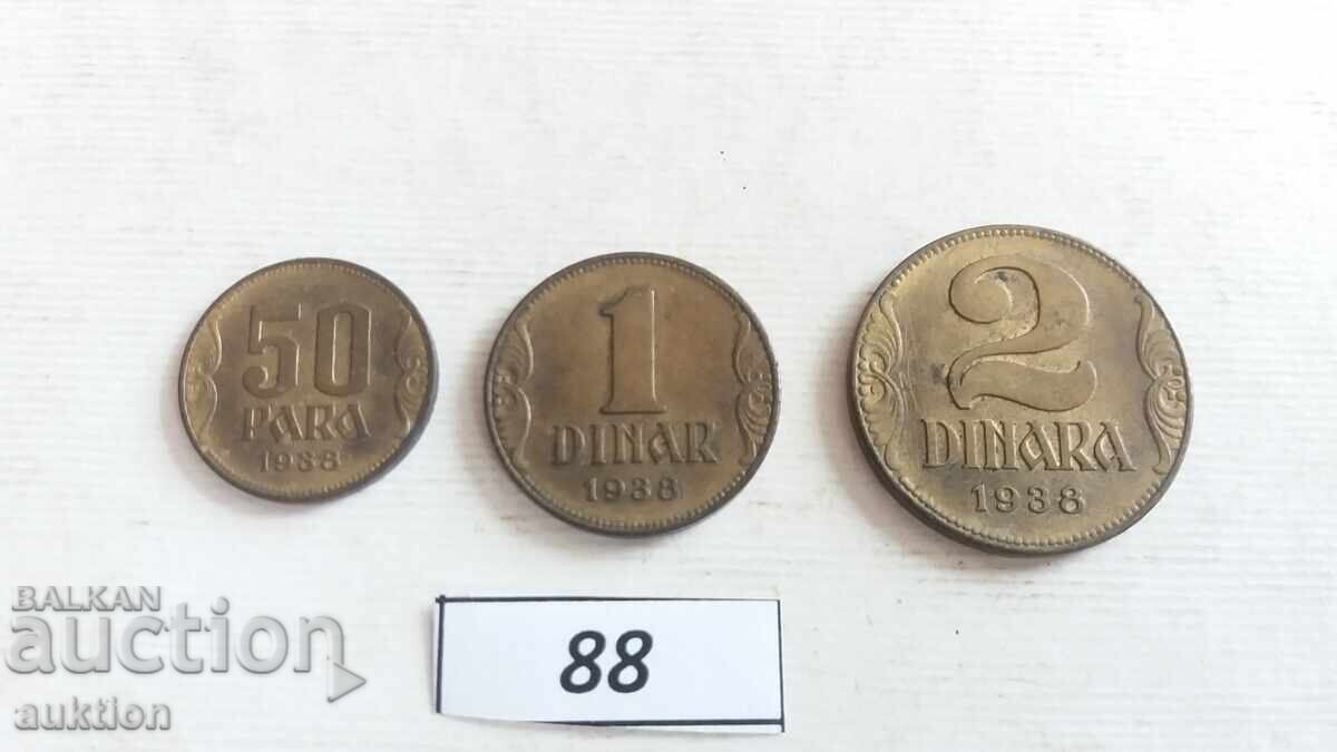 Δημοπρασία συλλογή 50 παρά 1 και 2 δηνάρια 1938