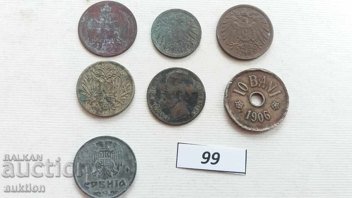 колекция царски монети сърбия и румъния - 6