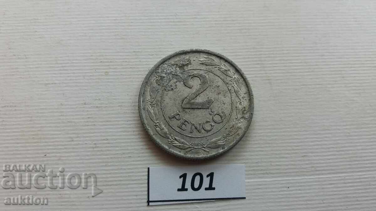 Auction  Hungary 2 pengő, 1941