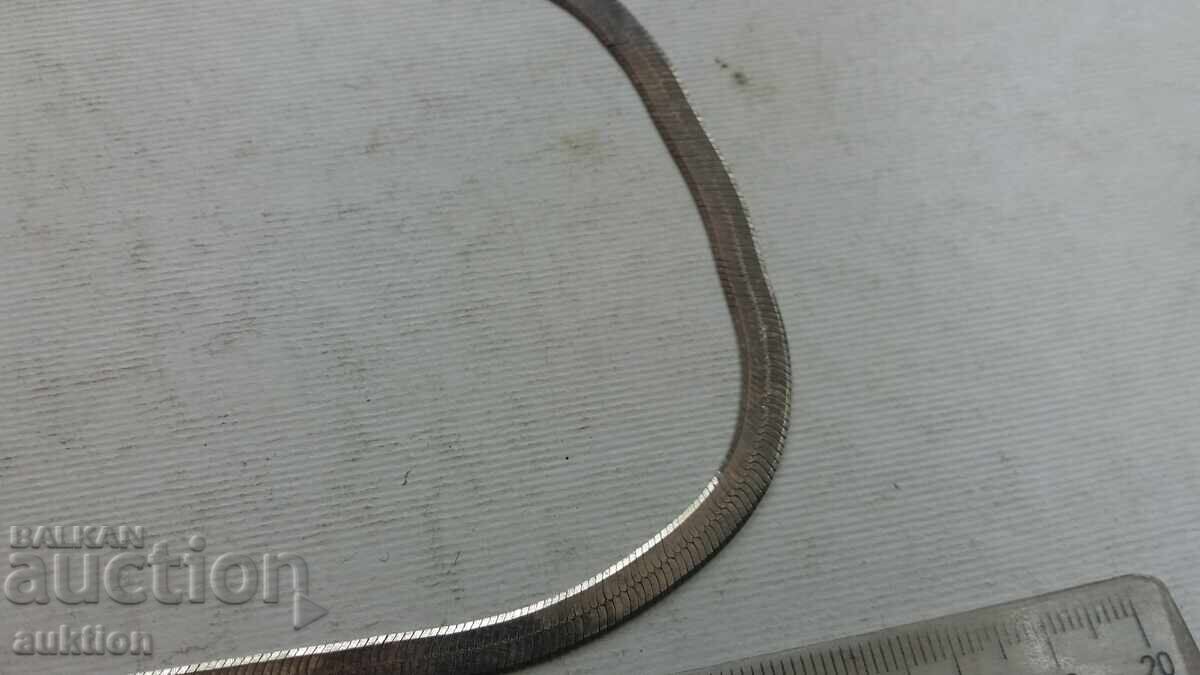 Licitație ELEGANT LĂNȚIȘOR DIN ARGINT PENTRU DAME, 13,6 GR. - 0,925