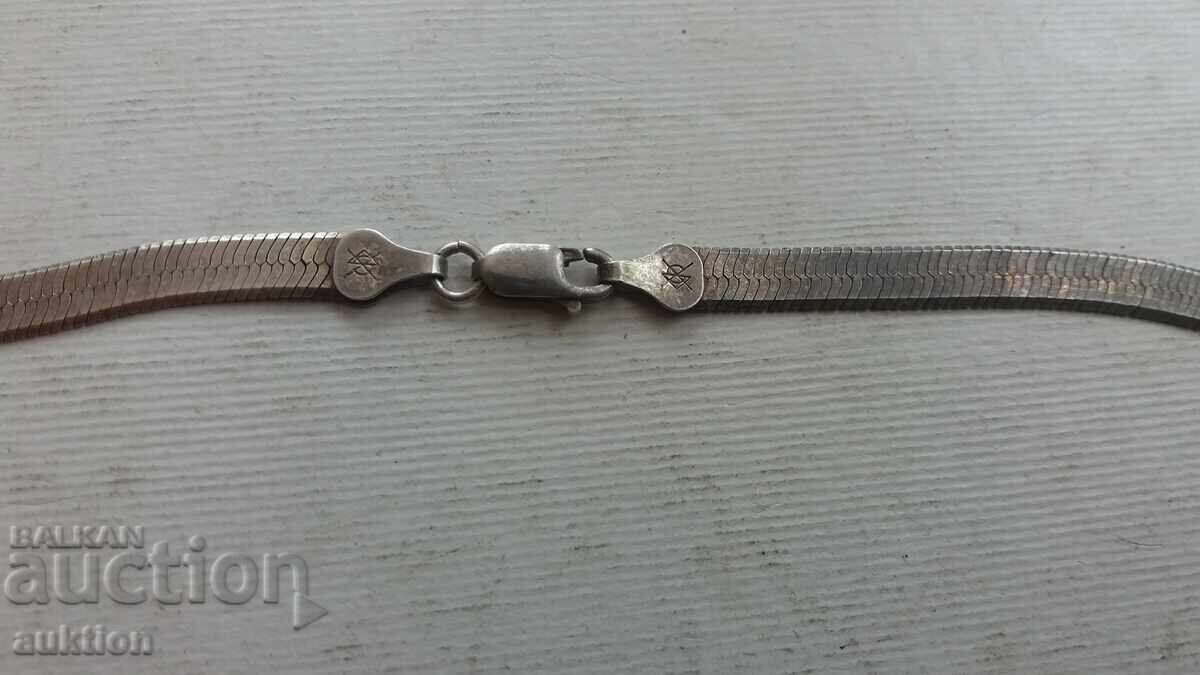 Livrarea ELEGANT LĂNȚIȘOR DIN ARGINT PENTRU DAME, 13,6 GR. - 0,925