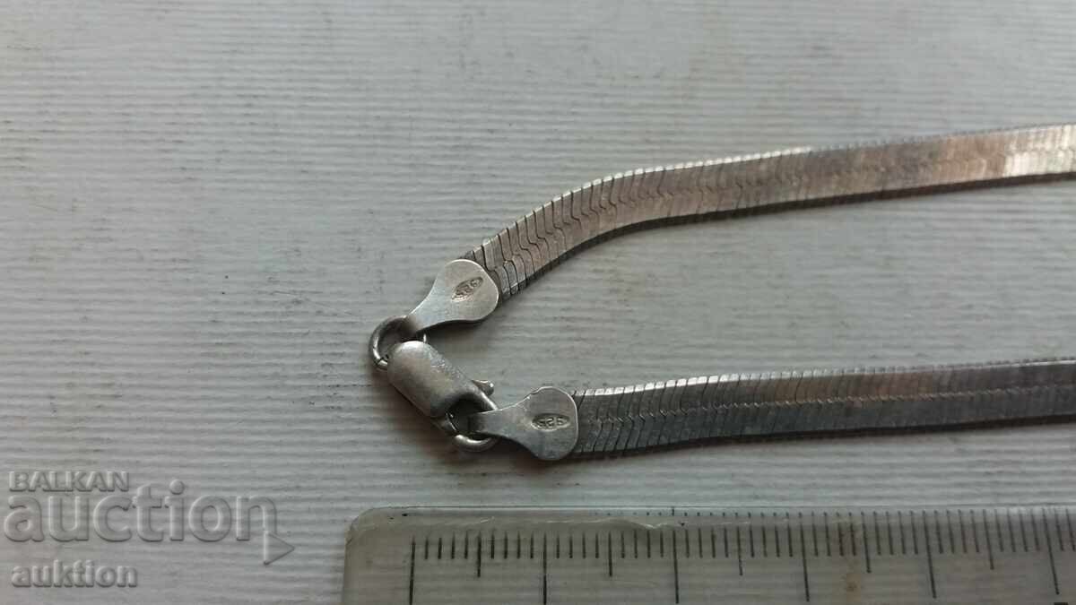 ELEGANT LĂNȚIȘOR DIN ARGINT PENTRU DAME, 13,6 GR. - 0,925 - 6