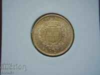 20 Lire 1853 P Sardinia / Italia (Sardiniya) - AU+ (zlato)