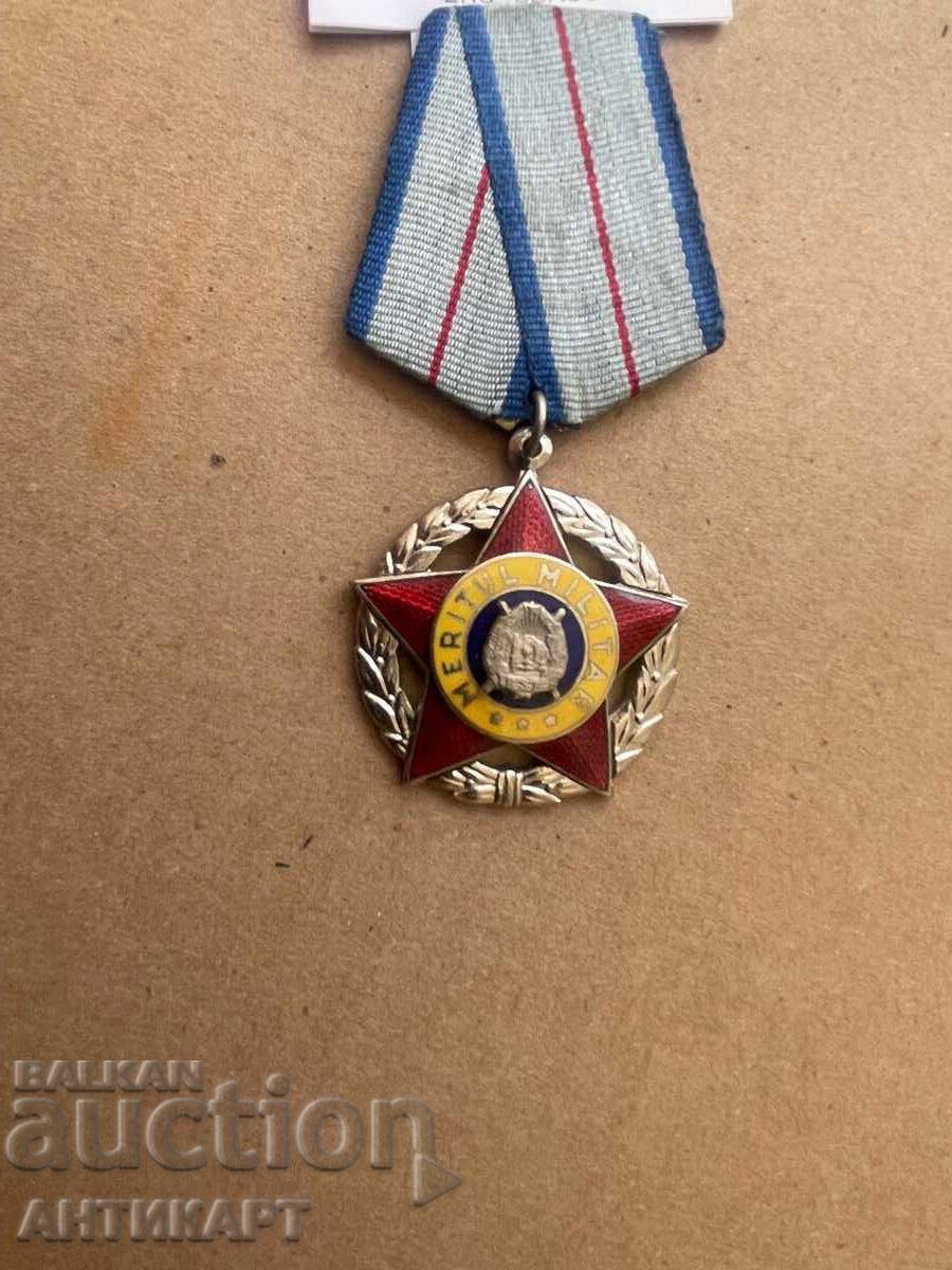 Romania communism rare military medal bronze enamel with price € 9.00 | 17.60 BGN