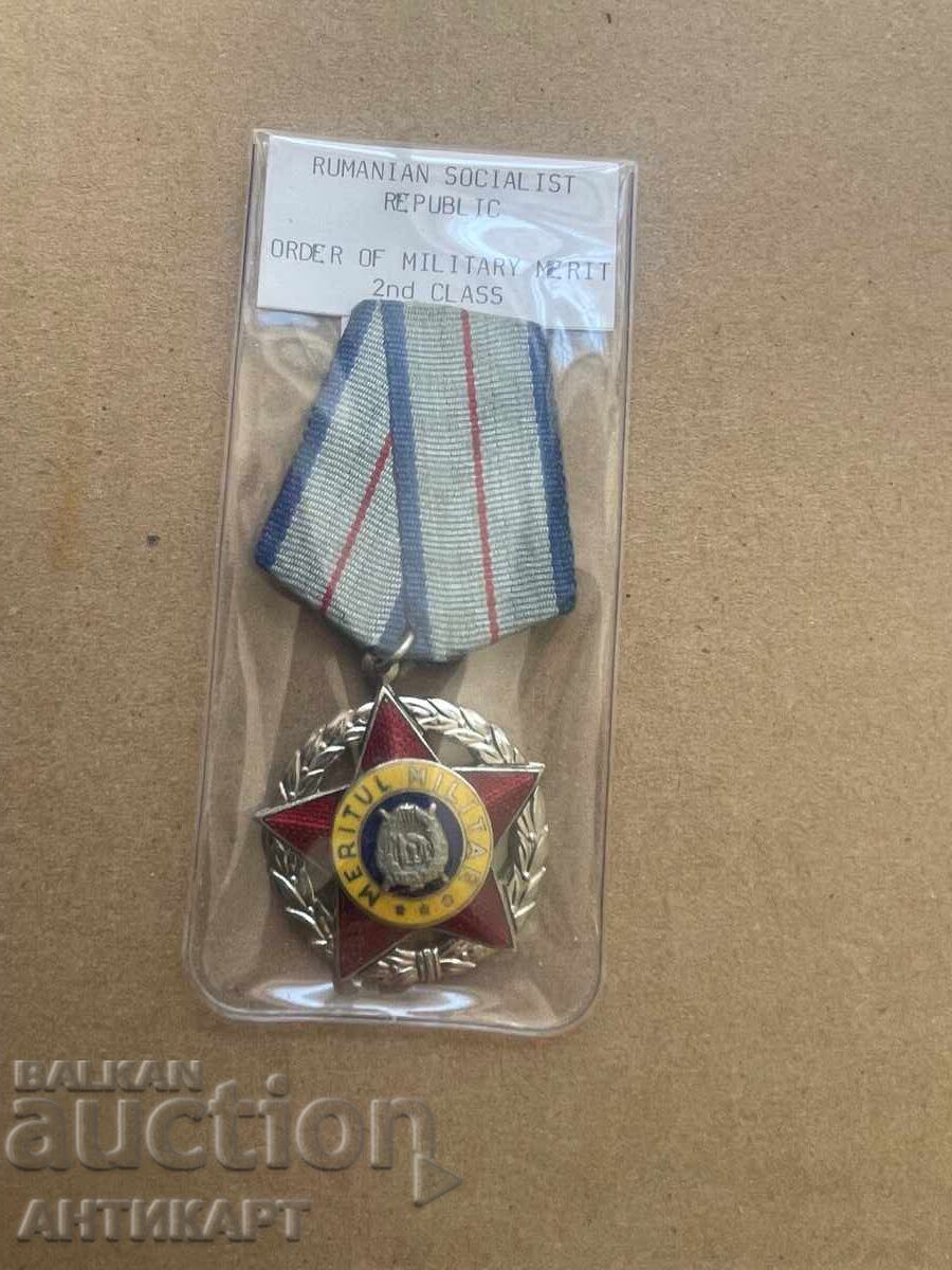 Romania communism rare military medal bronze enamel