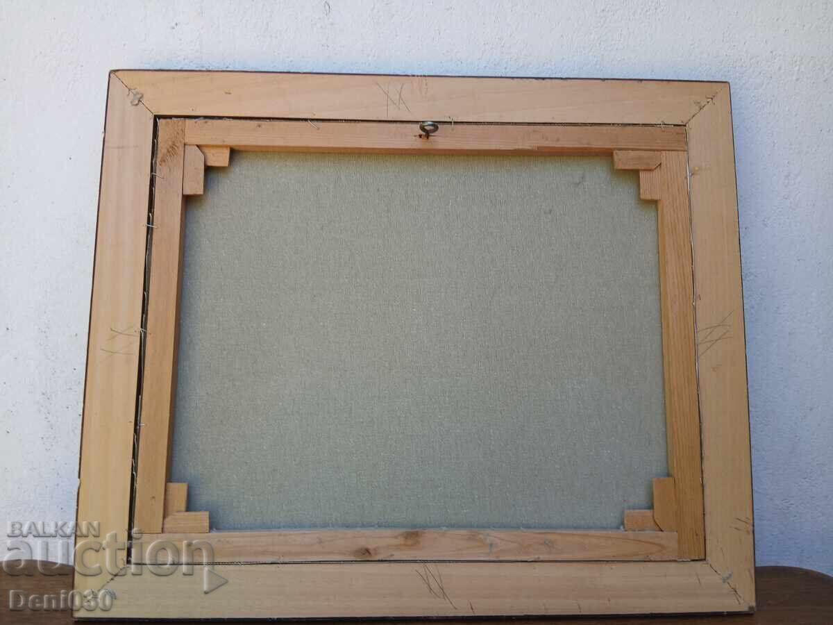 Autor vechi pictură ulei pe pânză !!! - 7