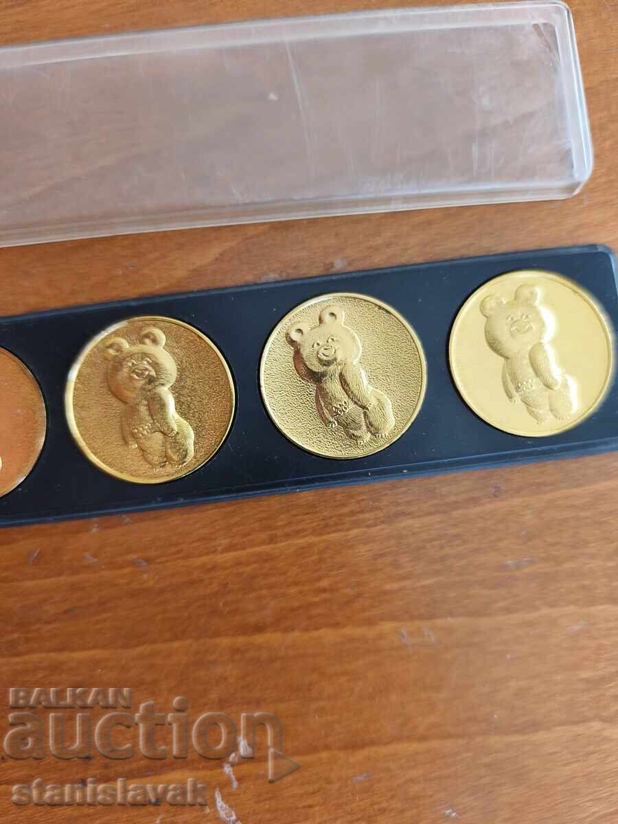 Colecție de plachete Olimpiada Moscova 1980. Ursulețul Mișa - 5