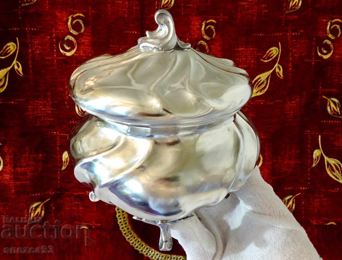 Zaharniță din cositor 500 ml, Art Nouveau, marcaj, nuntă de cositor cu preț € 38.00 | 74.32 BGN