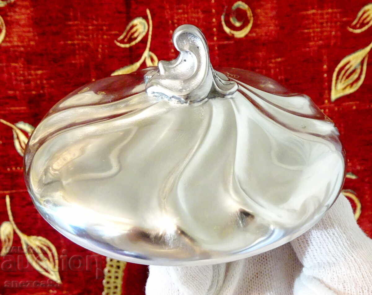 Livrarea Zaharniță din cositor 500 ml, Art Nouveau, marcaj, nuntă de cositor
