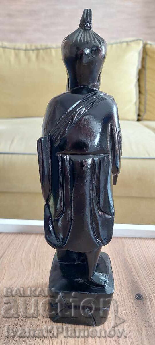 Figurină sculptată în lemn pentru cunoscători, înălțime 30 cm - 6