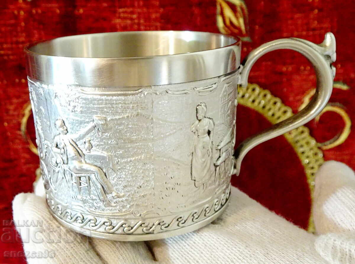 Livrarea Căni de cafea din cositor plus din sticlă, Lindenwirtin