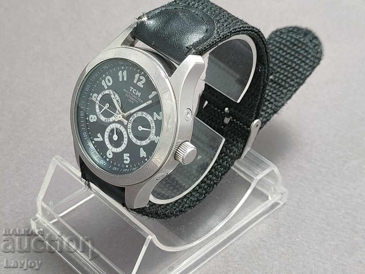 Licitație Ceas de mână TCM multifuncțional automatic Licitație Ceas de mână TCM multifuncțional automatic