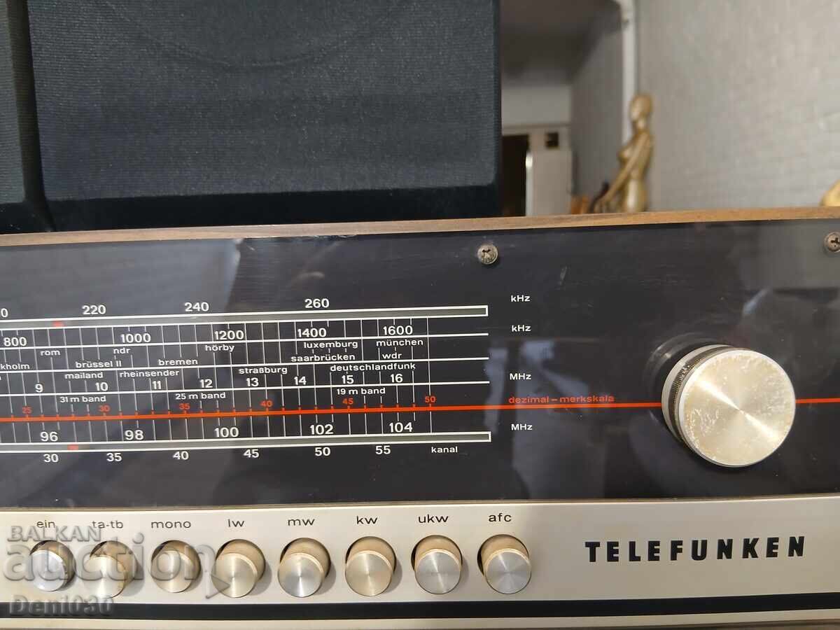 Аукцион Старо радио с колони Telefunken operete hifi 301