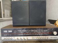 Παλιό ραδιόφωνο με ηχεία Telefunken operete hifi 301