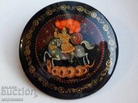 БРОШКА ''ПАЛЕХ''. АВТОРСКА. СССР