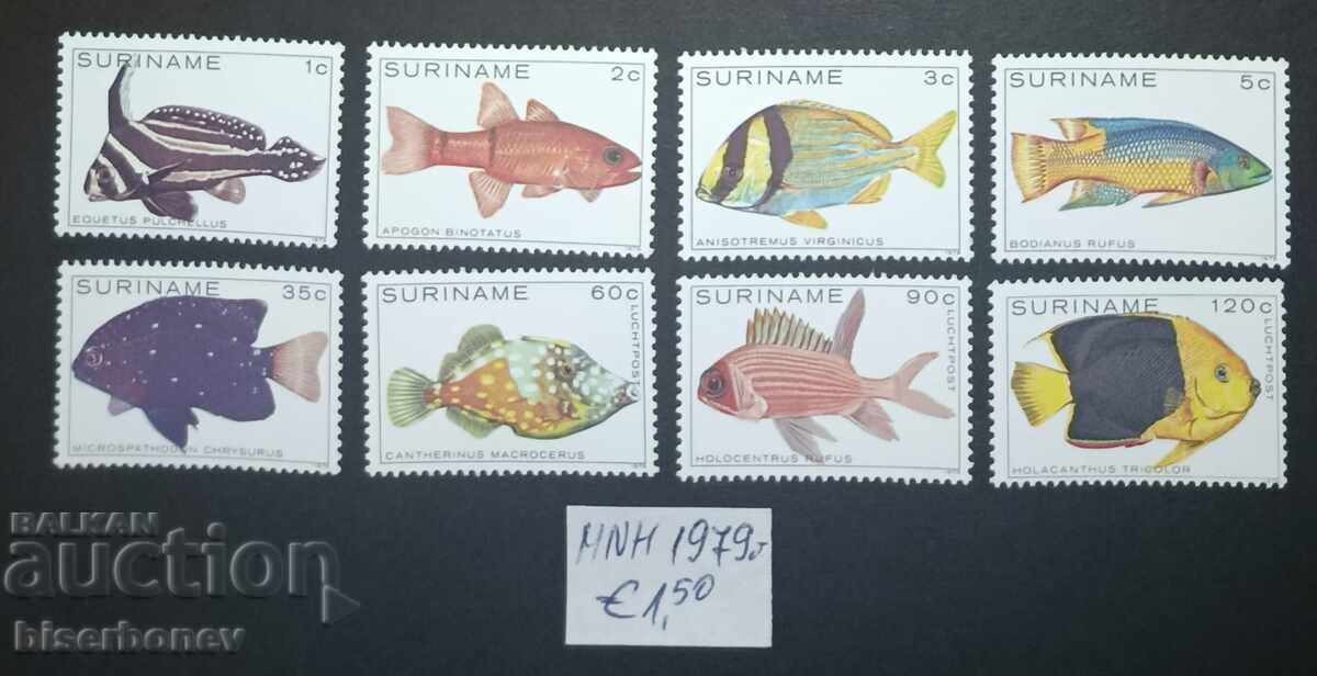 1979 Suriname, mint (clean backs), complete sets