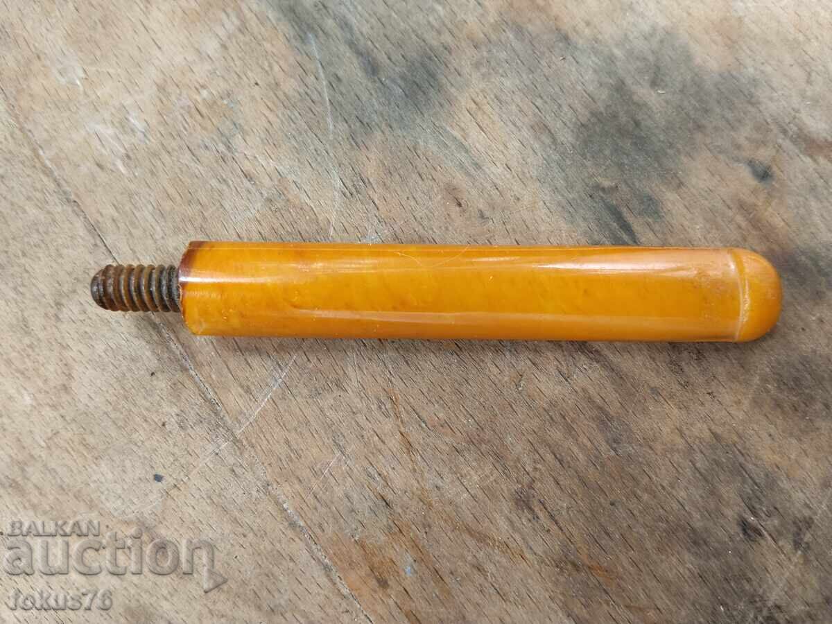 Licitație Vechi portțigaret din chihlimbar pipă muștiuc chihlimbar