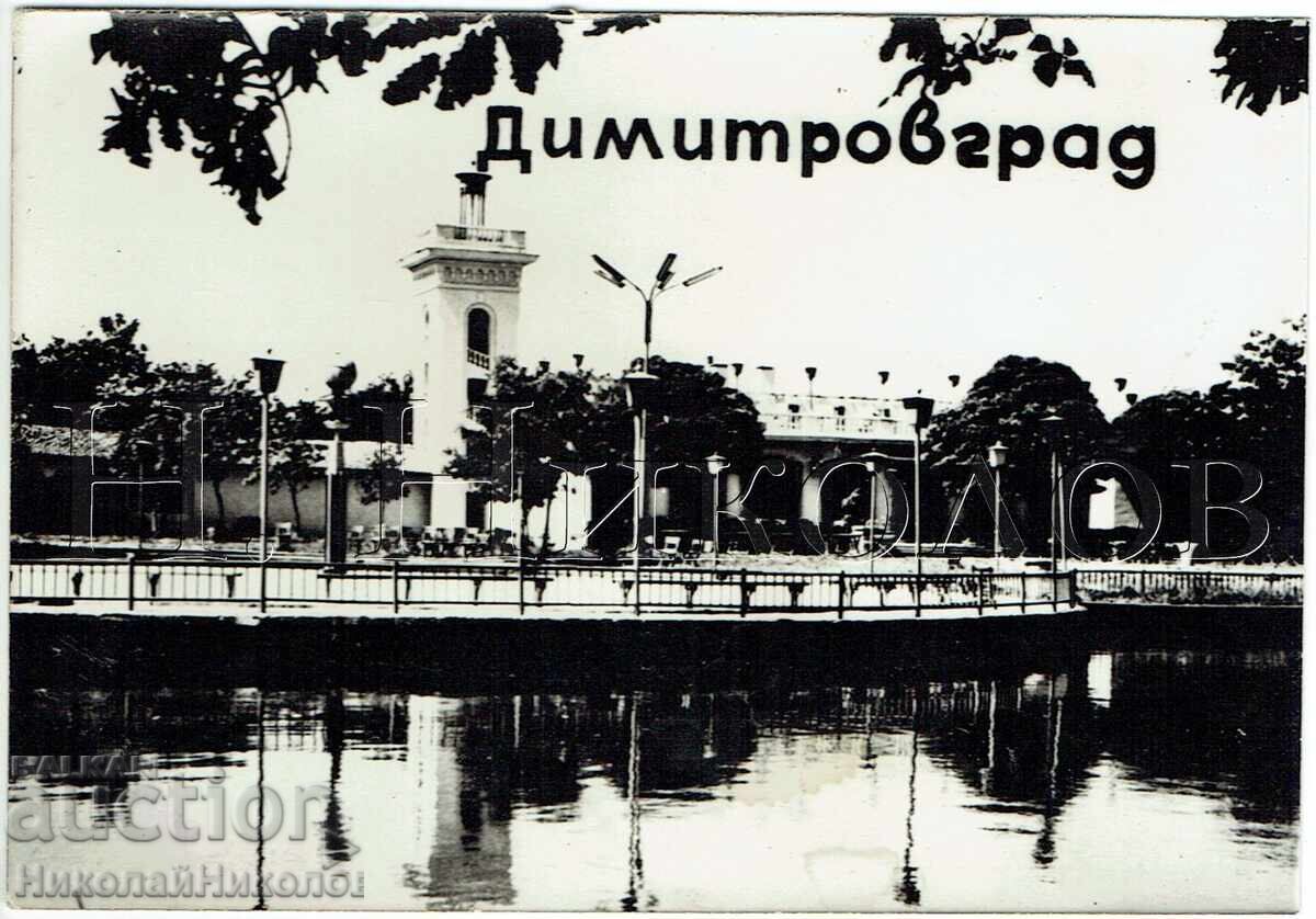 СТАРА КАРТИЧКА ДИМИТРОВГРАД ГРАДСКИ ИЗГЛЕД Ж866