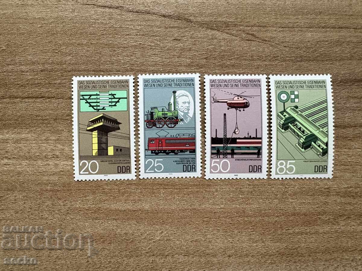 ГДР - 150 г. Германски железници (1985) MNH