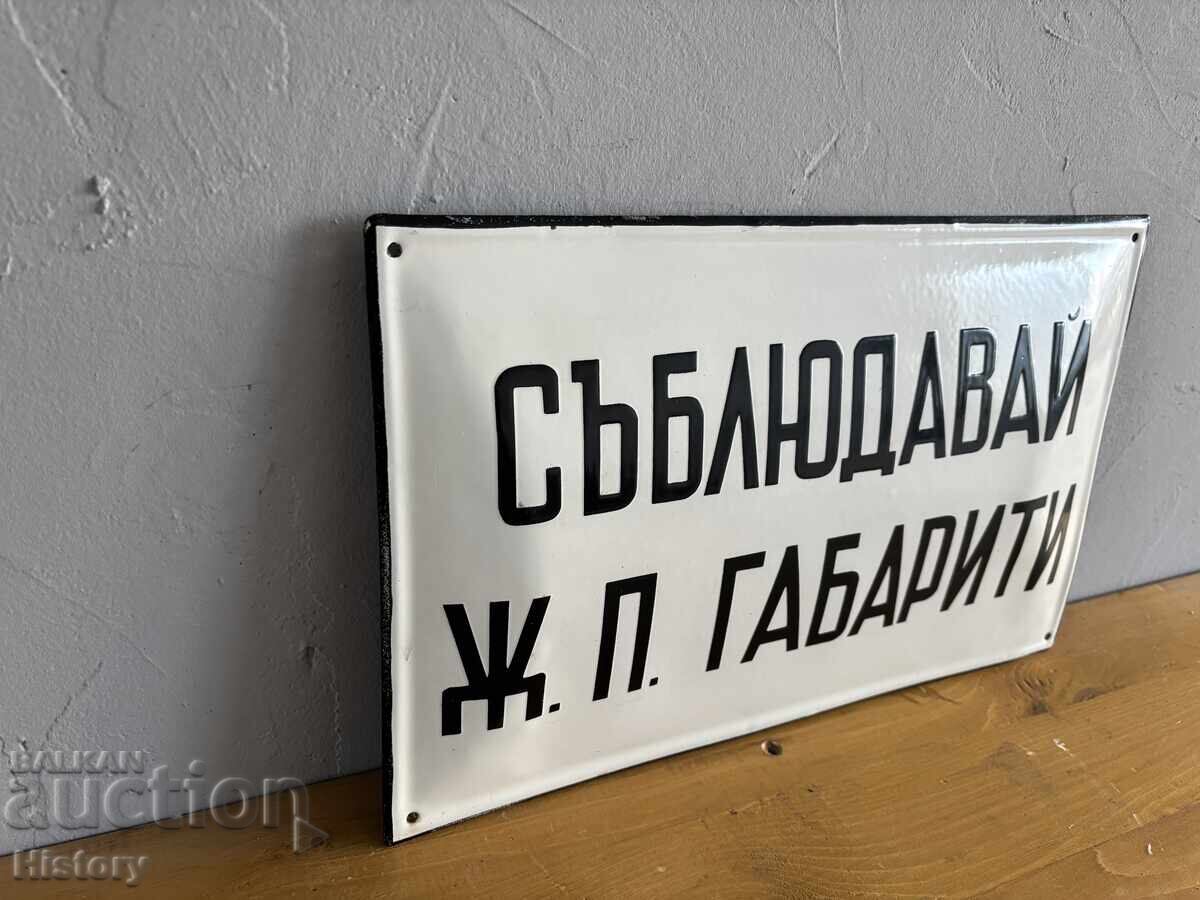 Delivery of Enamel plate