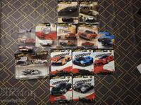 Lot of Hot Wheels cars Ferrari, Mercedes