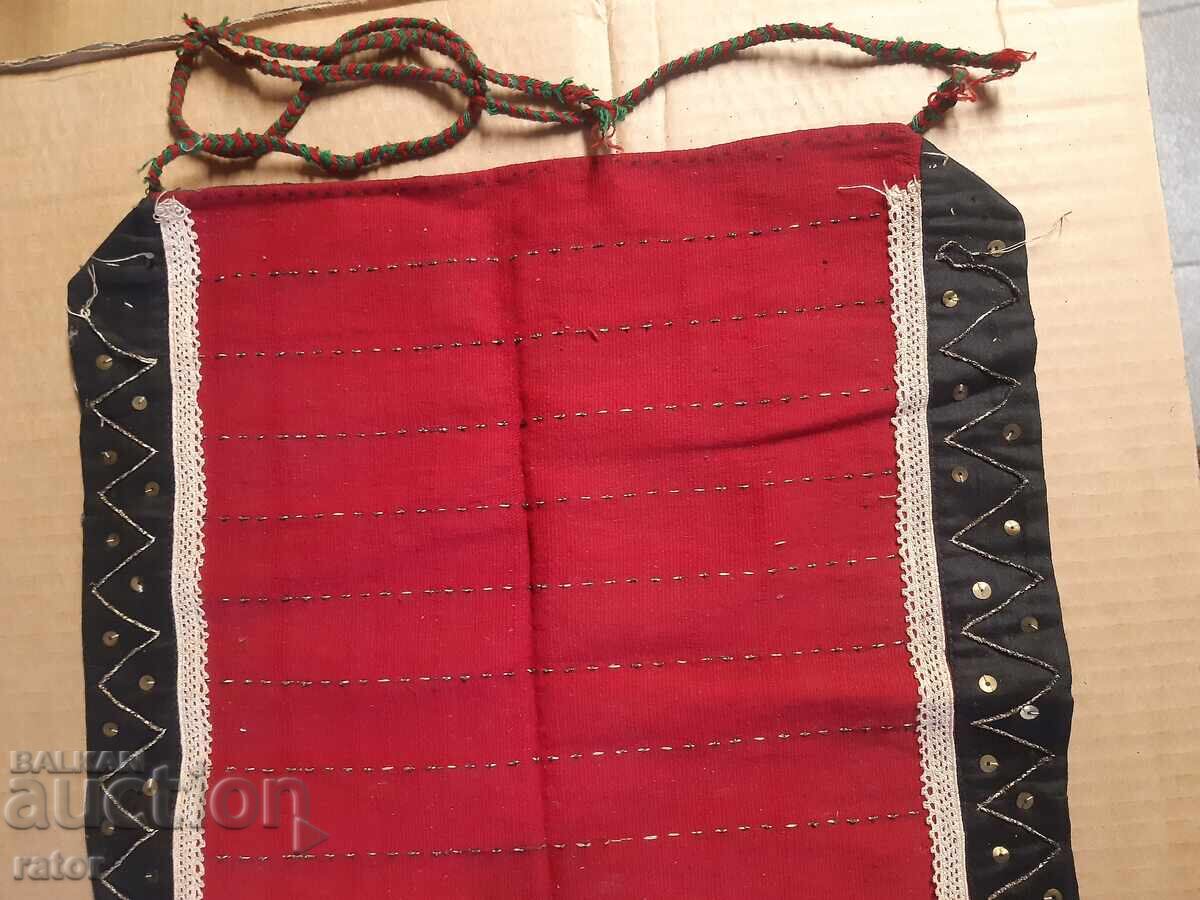 Authentic apron with lace, metallic thread, sequins, folk costume with price € 14.00 | 27.38 BGN