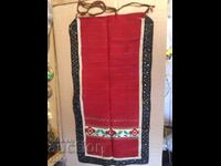 Authentic apron with lace, metallic thread, sequins, folk costume