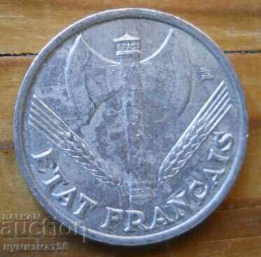50 de cenți 1943 - Franța (ocupația germană) cu preț € 0.80 | 1.56 BGN 50 de cenți 1943 - Franța (ocupația germană) cu preț € 0.80 | 1.56 BGN