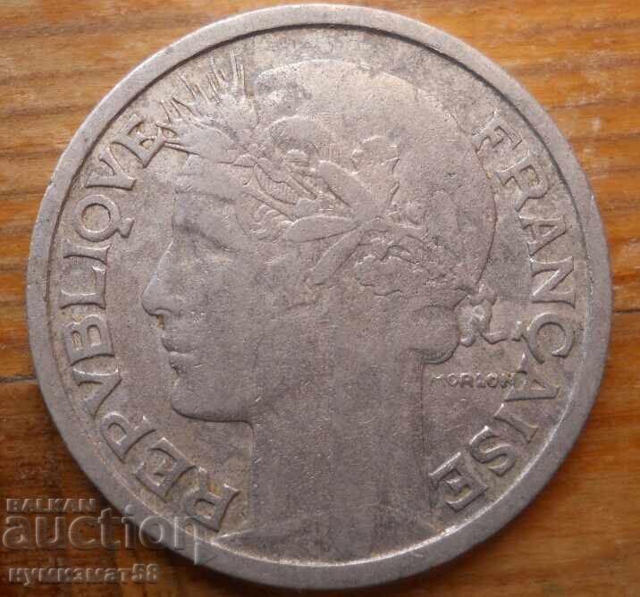 2 франка 1949 г  - Франция с цена € 0.70 | 1.37 лв.