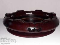 BOWL. EBONY. WOOD CARVING