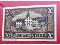 Банкнота-Германия-Тюрингия-Ремда-20 пфенига 1921