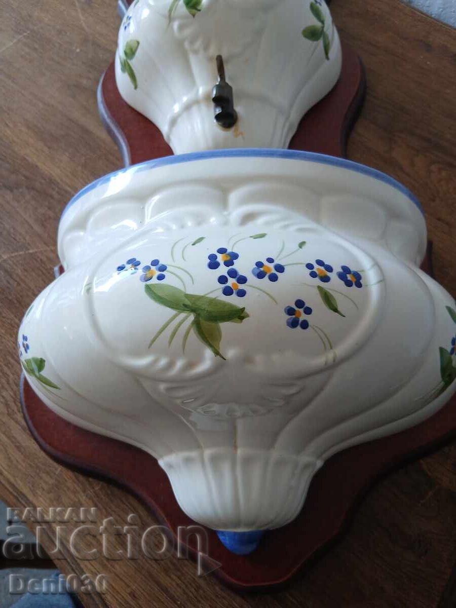 Παράδοση Vintage πορσελάνινος επιτοίχιος νιπτήρας!!!