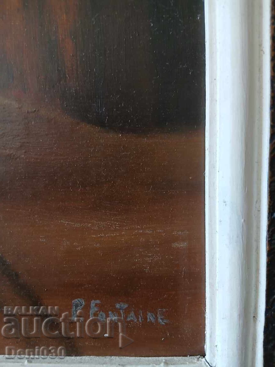 Pictură în ulei de autor pe placă de fibre - 5