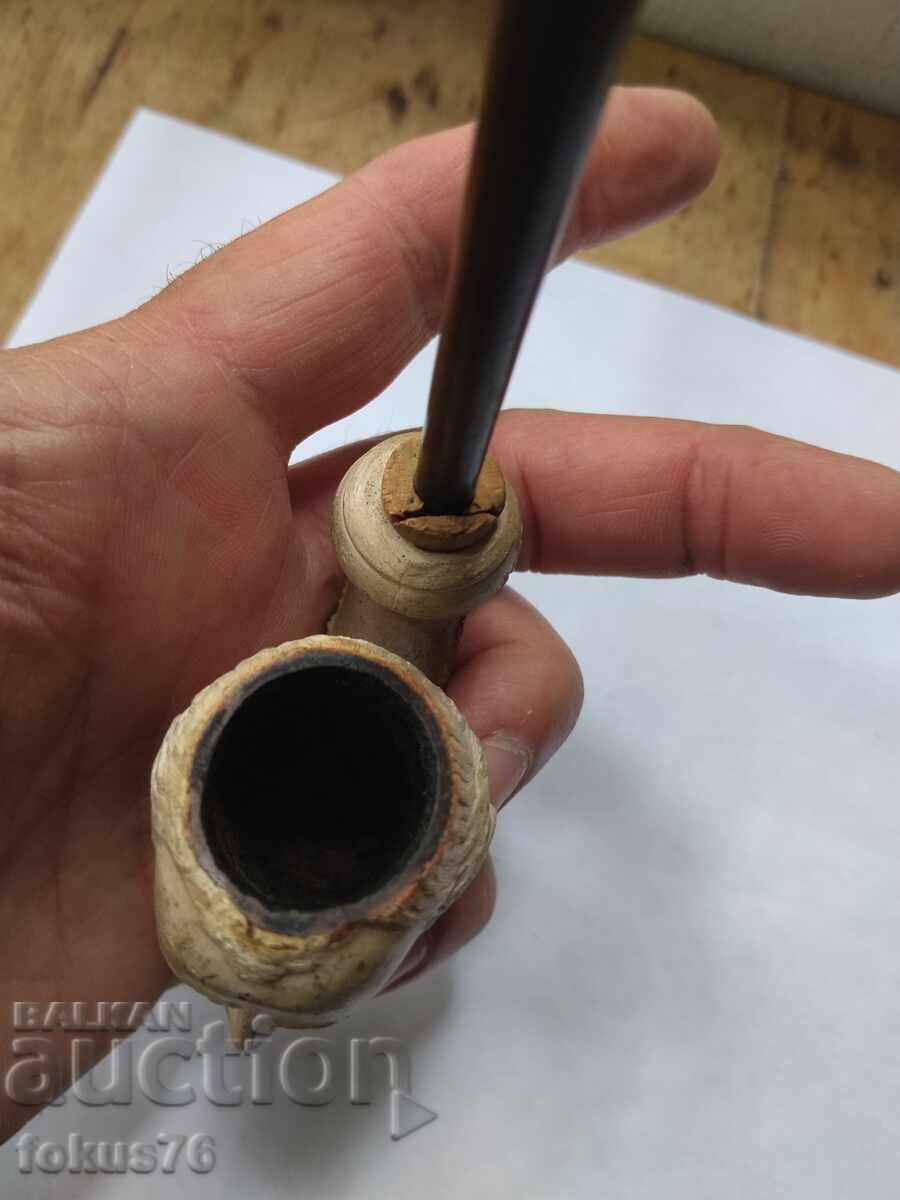 Veche pipă de colecție din spumă de mare - 5