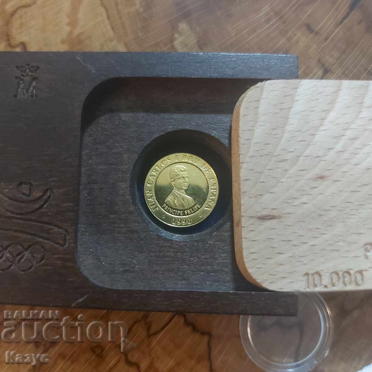 Златна монета 10 000 песети Испания - 5
