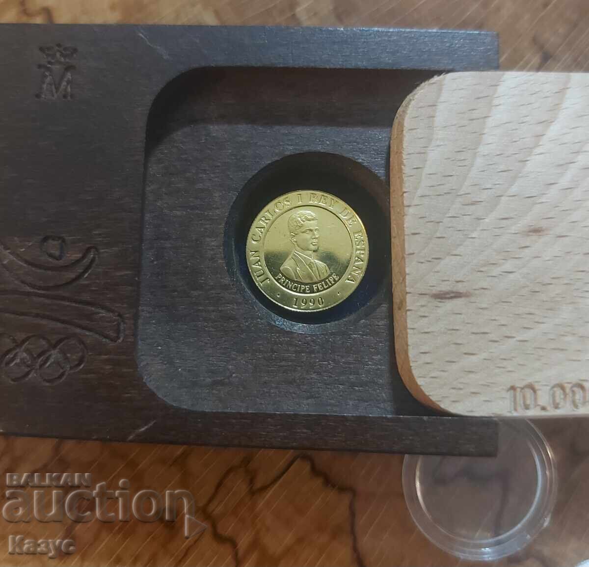 Златна монета 10 000 песети Испания - 6