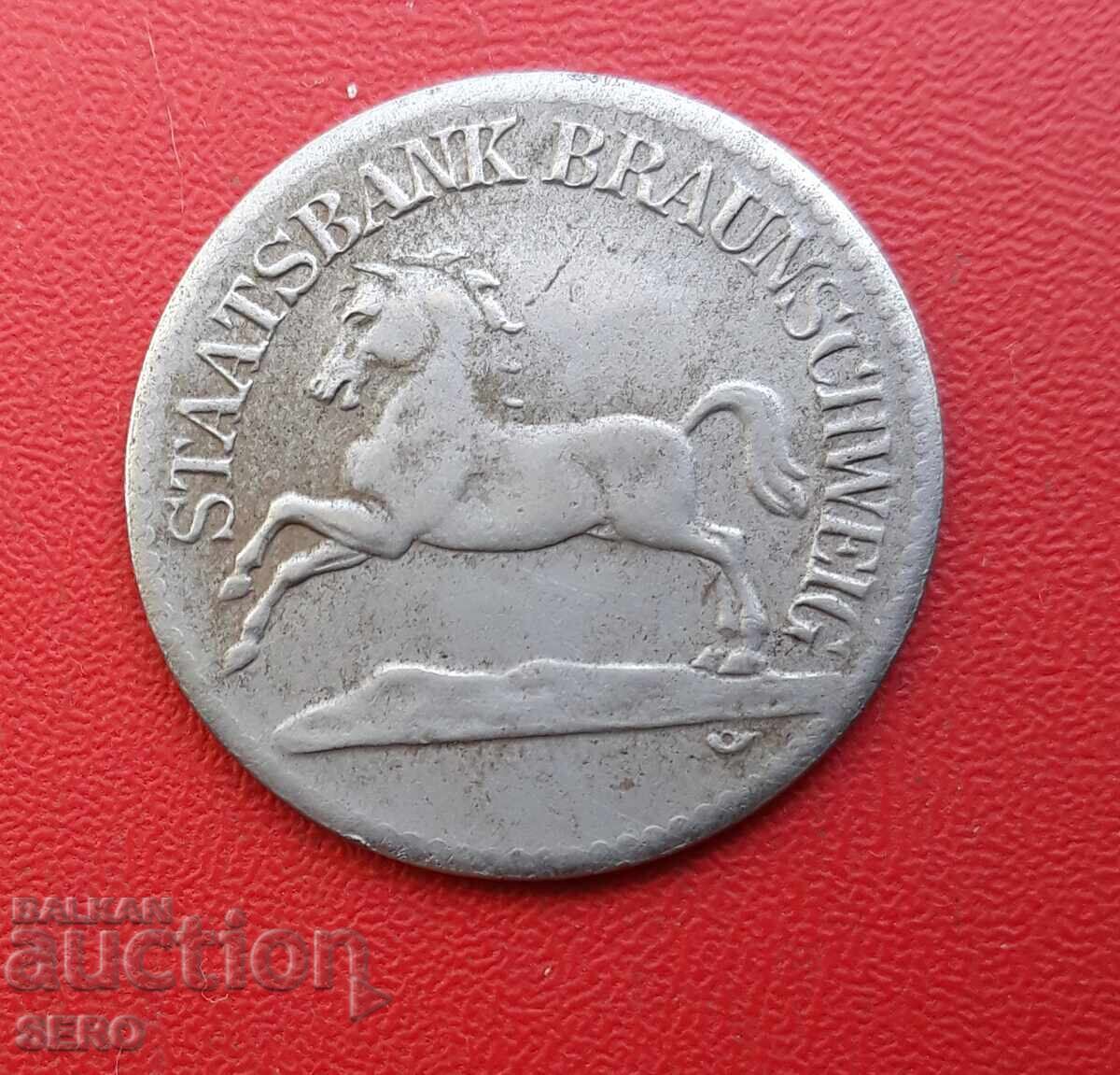 Germany-Braunschweig-50 pfennig 1920 with price € 5.00 | 9.78 BGN