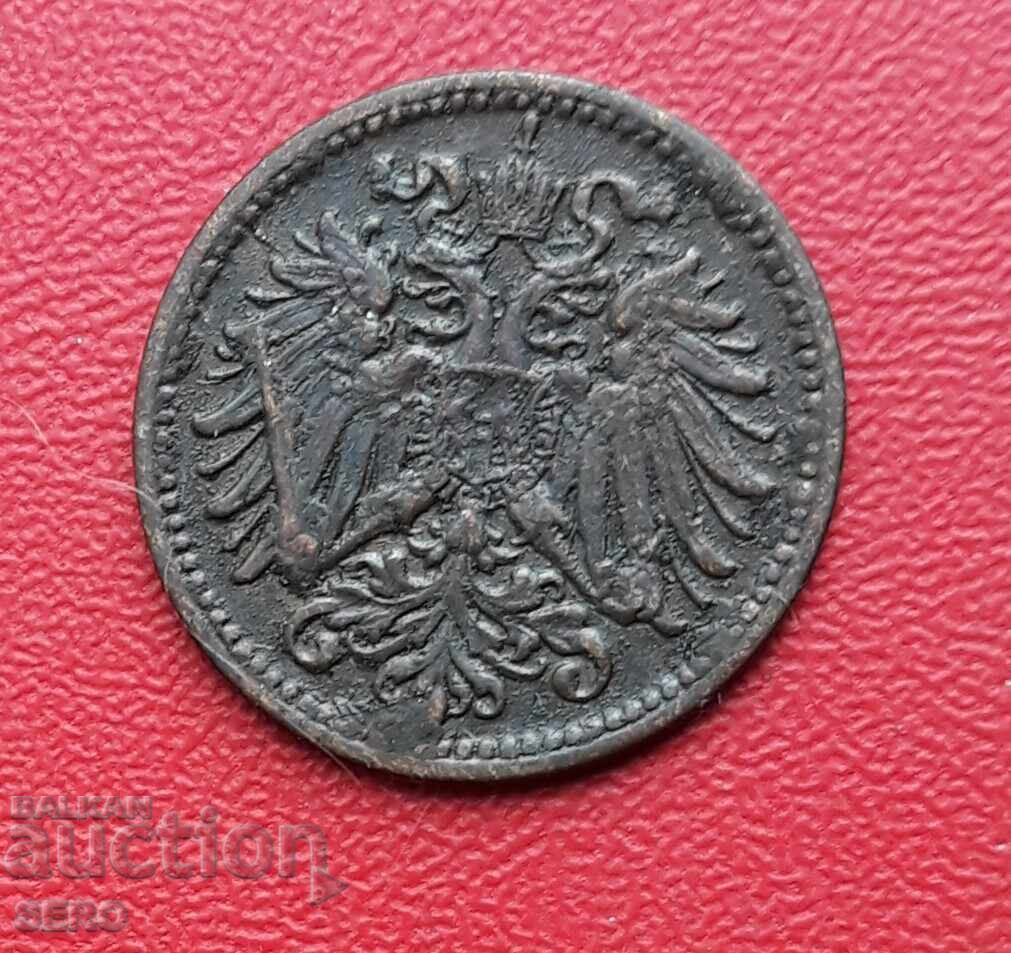 Austro-Ungaria-1 heller 1902 cu preț € 0.40 | 0.78 BGN