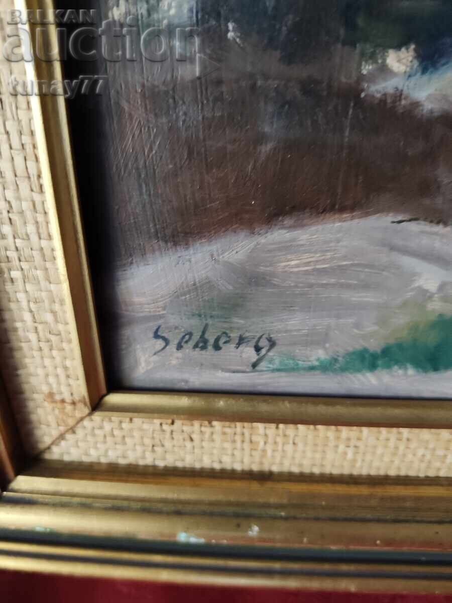 Delivery of Beautiful signed oil painting