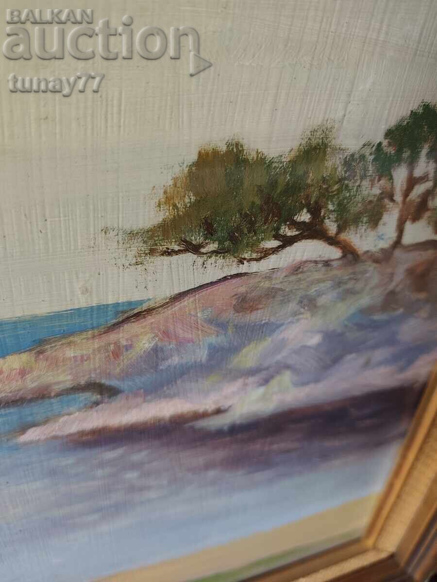 Beautiful signed oil painting - 5